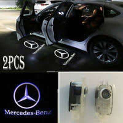 LED 3D Laser Car Door Welcome Light Projector Logo For Mercedes Benz W203 W208 W209 R171 R172 C199