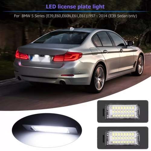 Bmw E39 E82 E92 E93 F30 F31 F32 E60 E61 E70 Number Plate Led Lights