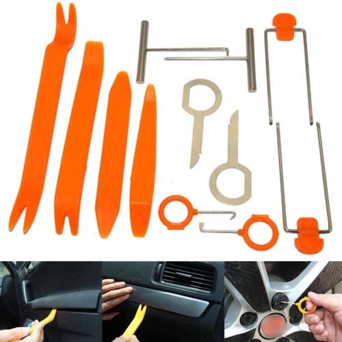 12pcs Car Door Plastic Trim Panel Dash Installation Removal Pry Tool Set