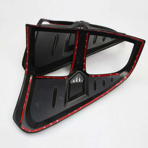 Black Rear Tail Light Lamp Cover Trim For Toyota Hilux / Hilux Revo 16-19