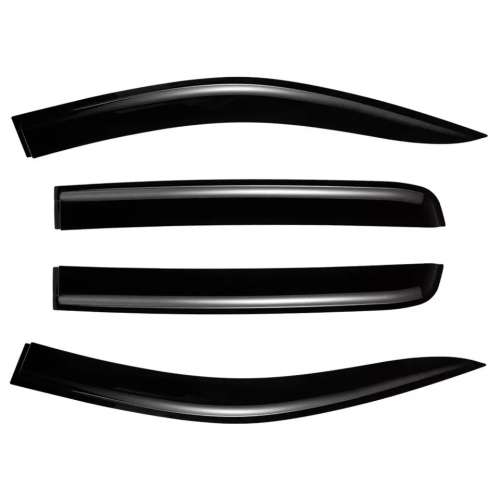 Ford Ranger 2012 - 2020 Matte Black Windshield Set of 4