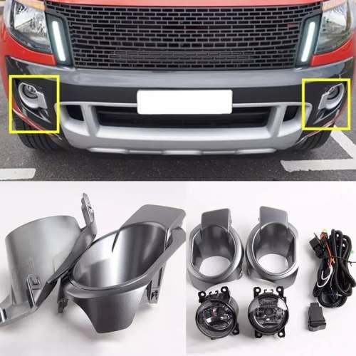 Ford Ranger 2012-2015 (T6)  Bumper Foglight Assembly Kit Set