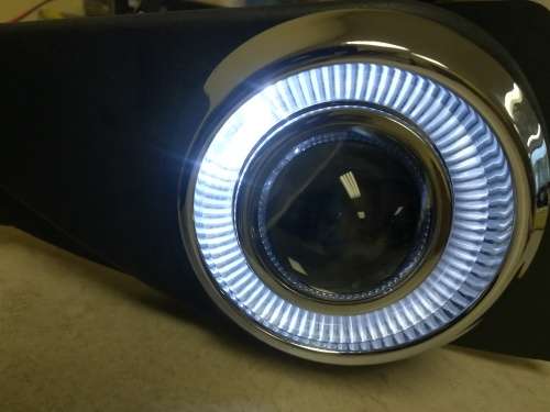 Ford Bantam Angel Eye Projector DRL Foglamp  Set With Covers 2006+