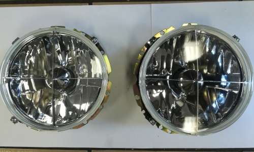 VW GOLF 1 CRYSTAL CROSSHAIR HEADLIGHTS  (OUTTERS)