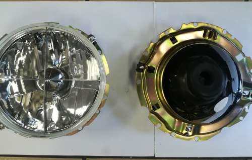 VW GOLF 1 CRYSTAL CROSSHAIR HEADLIGHTS  (OUTTERS)