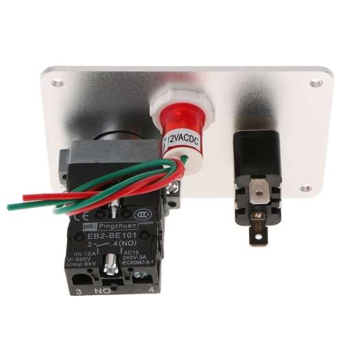 Racing Start Switch Panel,w/ Light, Toggle and Button
