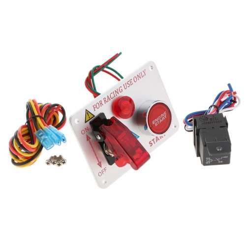 Racing Start Switch Panel,w/ Light, Toggle and Button