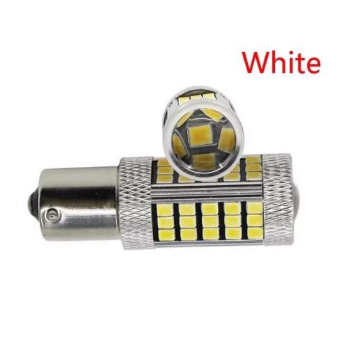1156 BA15S P21w Car LED Light Bulbs White 2835 66 SMD Reverse/Brake Lights