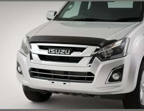 ISUZU DMAX D-MAX 2016+ BLACK BONNET GUARD
