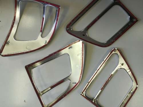 Toyota Fortuner Tail-light Chrome Trim 2005-2012 Set