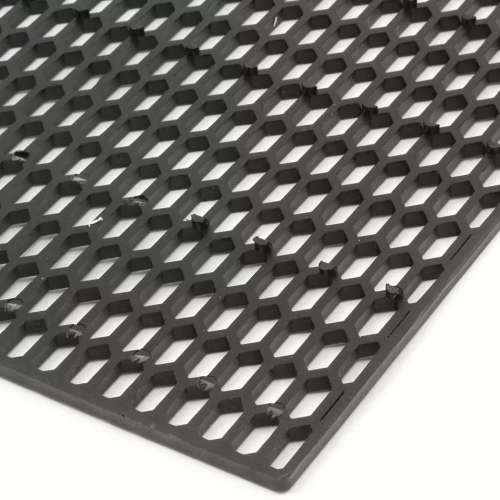 Abs Plastic Honeycomb Mesh Grille - Black