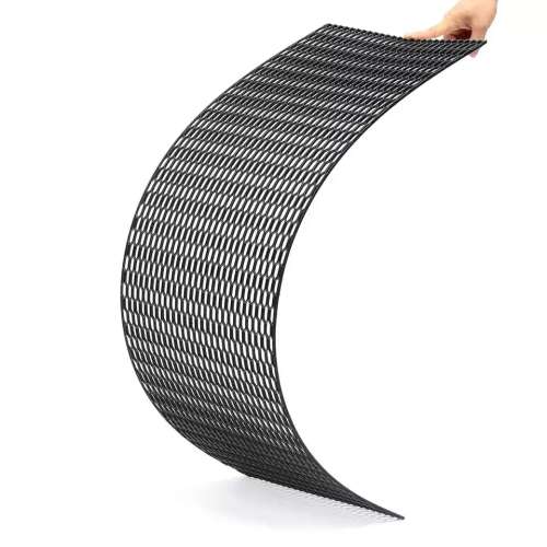 Abs Plastic Honeycomb Mesh Grille - Black