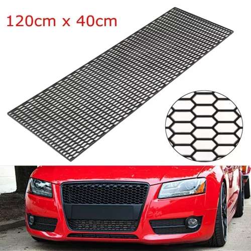 Abs Plastic Honeycomb Mesh Grille - Black