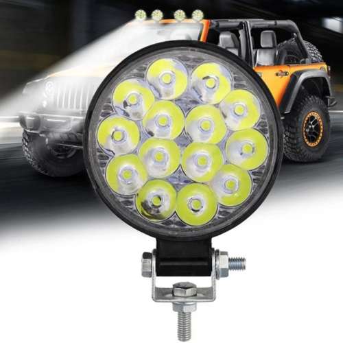 2 x 42W Round LED Spotlights For Offroad ATV UTV Truck