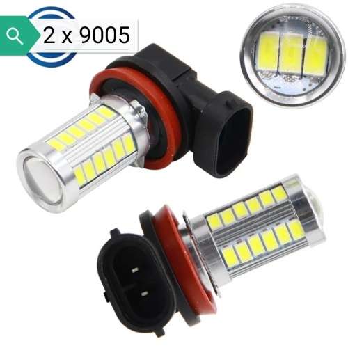 2 x 9005 33SMD 5630 6500K-7000K White Light LED Bulb For Foglight DC12-24V