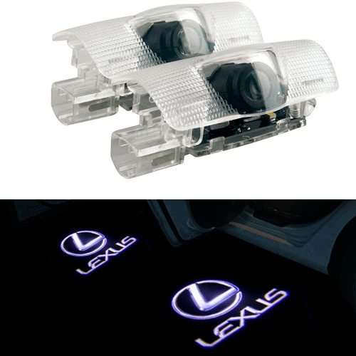 LED 3D Laser Car Door Welcome Light Projector Logo For Lexus IS, ES, LS, LX, RX, GS, RC