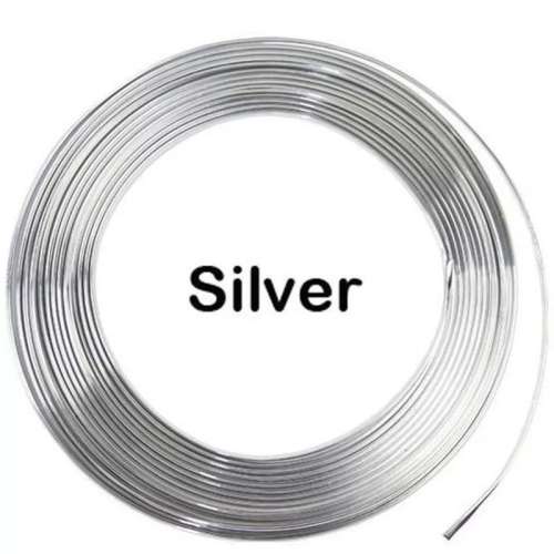 Clip-on Chrome Beading 10mm x 1metre