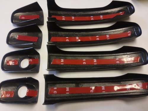 Ford Ranger T6/T7 2012-2019 Door Handle Covers (Black)