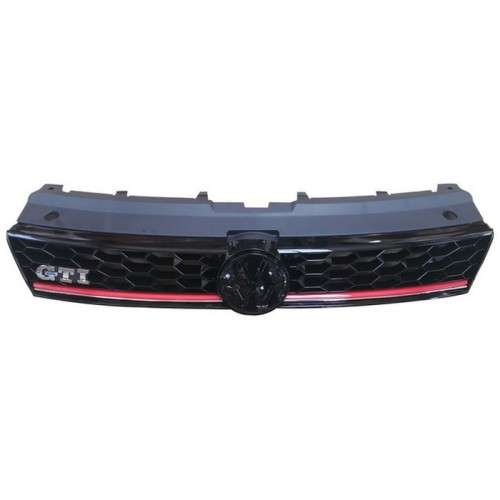 Vw Golf 7 Gti Main Grill With Red Beading Fits 2013 - 2016