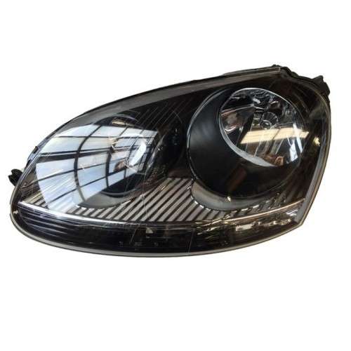 Vw  Golf 5 Jetta 5 Smokey Headlight Left Fits Non Gti with 6 Pin Connector