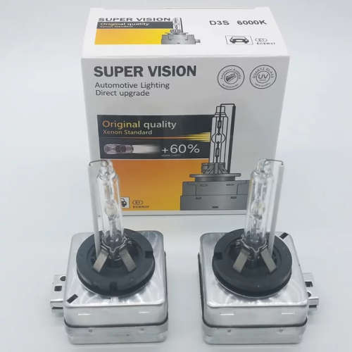 D1S 6000K HID BULB SET (SUPER WHITE) DIRECT UPGRADE 60% MORE LIGHT