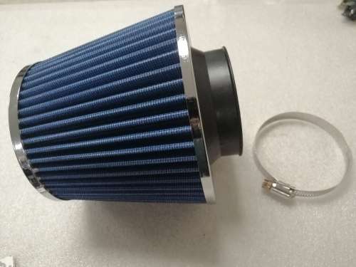76mm Simota Dual Cone Air Filter Blue