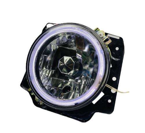 Vw Golf 2  Angel Eye Reflector Headlight Set (Smoked)