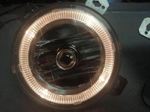 Vw Golf 1  Angel Eye Spotlight Set (Clear)