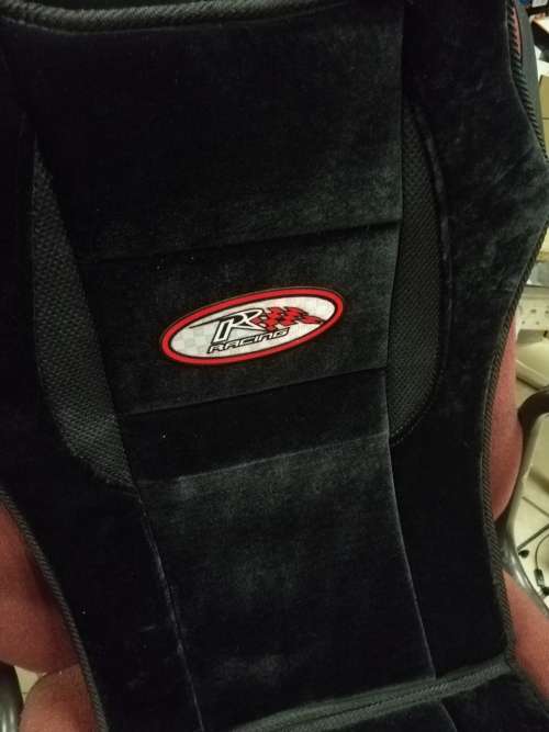 R Racing Seat Velvet Seat Cushion Cover
