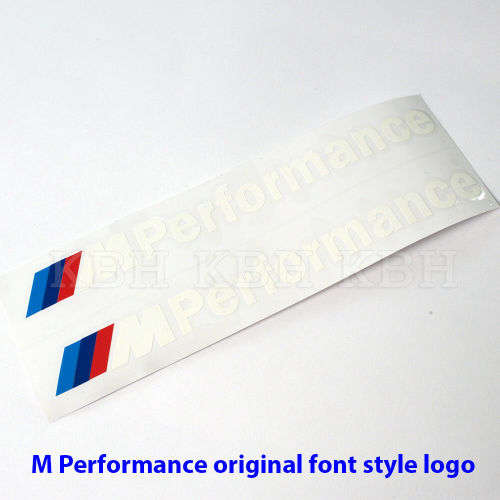 Bmw M Performance Side Skirt Decals Vinyl Sticker for Bmw 1 3 5 Series