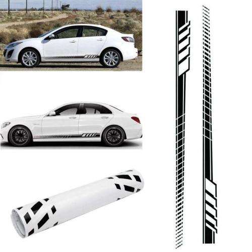 2 x Amg Racing Sport Side Skirt Decals Vinyl Sticker