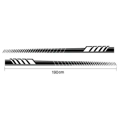 2 x Amg Racing Sport Side Skirt Decals Vinyl Sticker