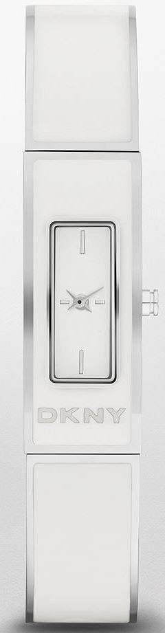DKNY Stainless Steel & White Enamel Ladies Watch