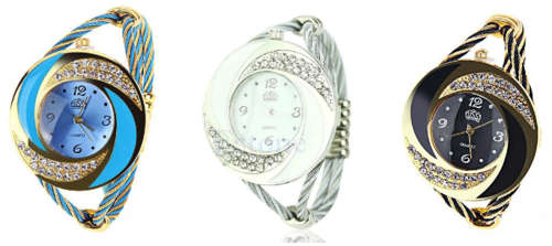 Women's Crystal Decor Watch | Available in 5 colors