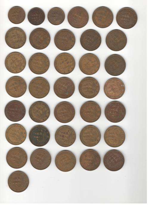 Collection of 79 South African Coins (1933 - 1963)