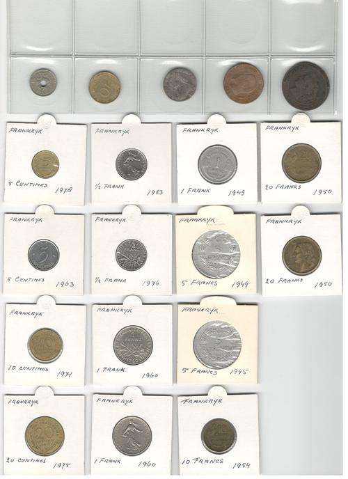 French coins (1784 - 1983)