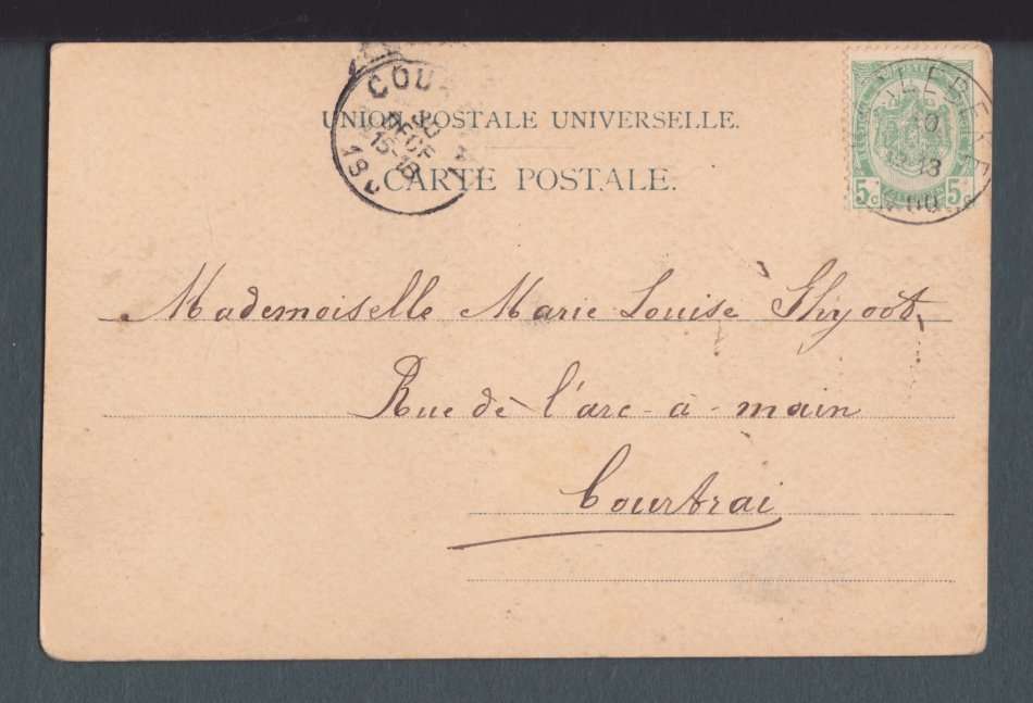 Anglo Boer War Postcard "La Guerre Anglo Boer" 1900, used.