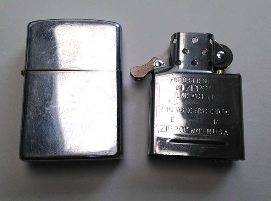 Polished Steel Zippo (2012) USA