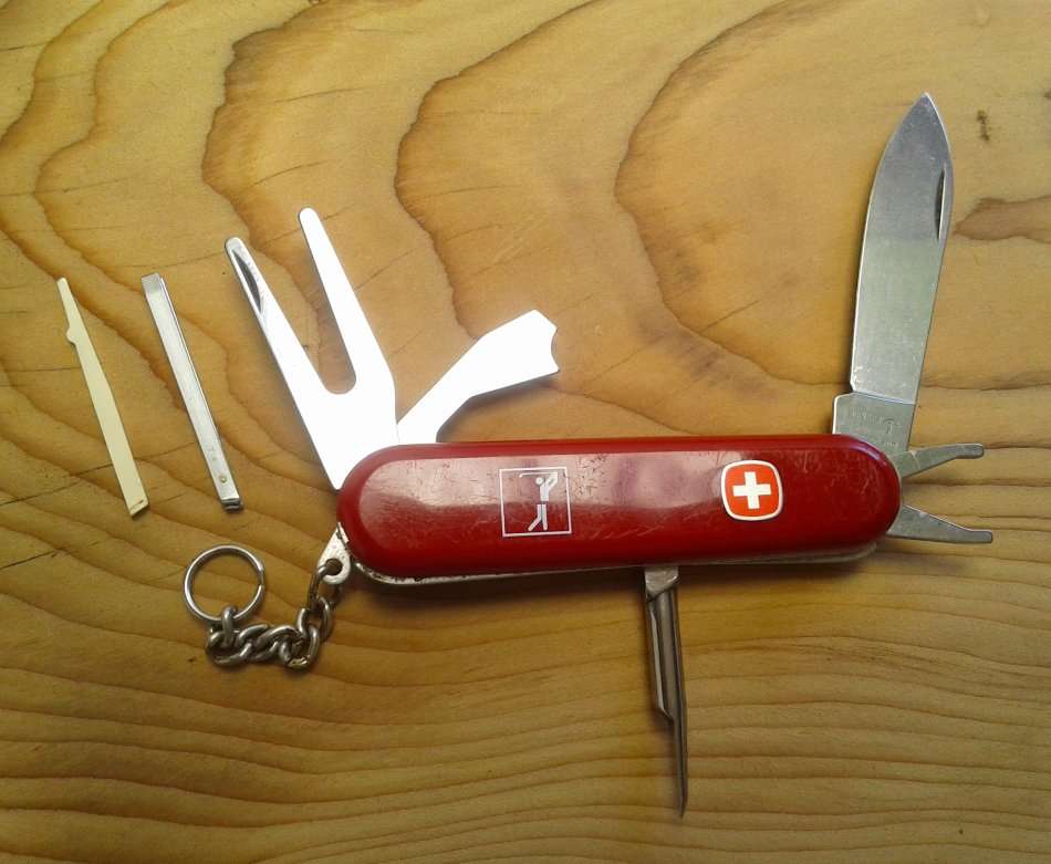 Swiss Army Wenger Delemont Pocket knife - Wenger Golfer (Golf pro)