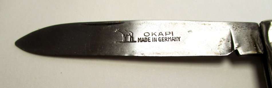 Vintage Okapi pocket knife, made in Germany.