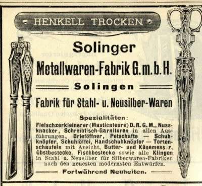 RARE Brass Folding Knife `HIHO` Tyres Made in Solingen, Germany by SMF Sitting King Tang stamp