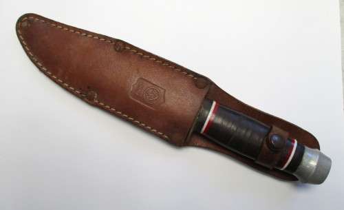 Fixed blade knife with sheath
