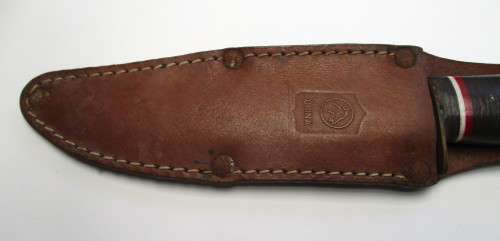 Fixed blade knife with sheath