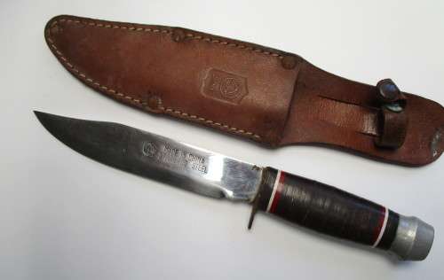 Fixed blade knife with sheath