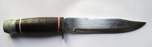 Fixed blade knife with sheath