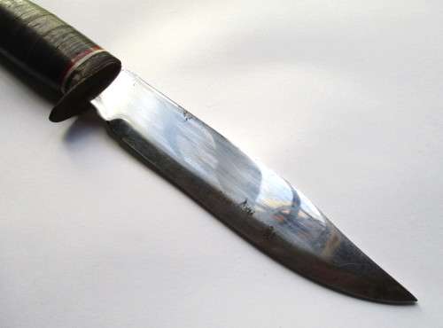 Fixed blade knife with sheath