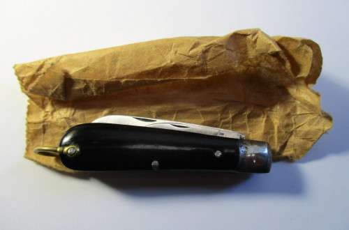 Vintage carbon steel jack knife / pocket knife - unused old stock