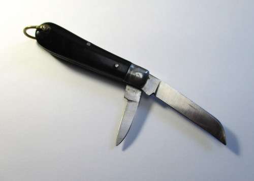Vintage carbon steel jack knife / pocket knife - unused old stock