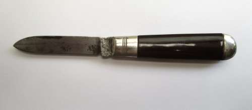 Vintage Richards (Lamppost) Pocket Knife in pouch -- Victoria Falls -- Sheffield, England