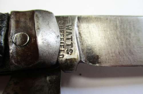 Vintage knife lot >> Watts Sheffield 1940 / Okapi Germany / IXL GEORGE WOSTENHOLM -well used knives